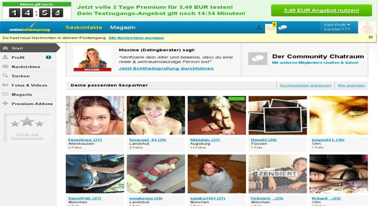 Online Seitensprung Login